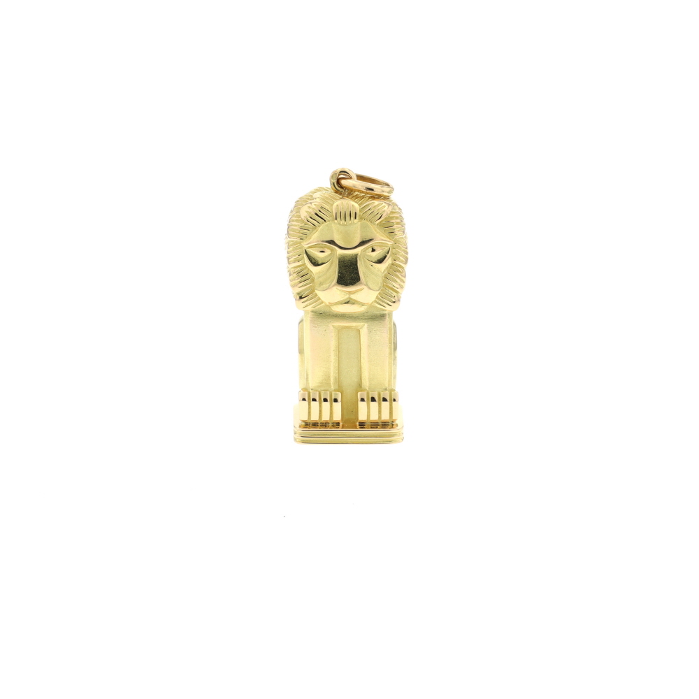 Pendentif R. Lalique en or jaune