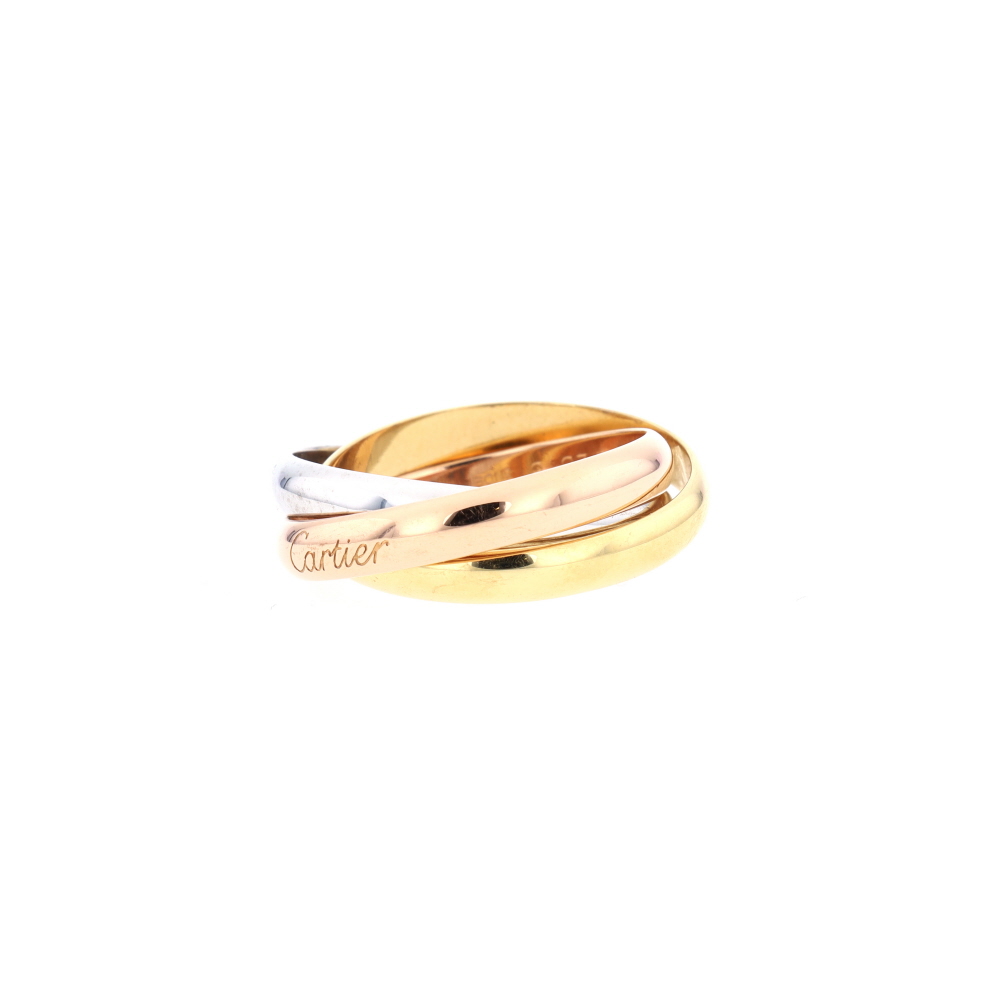 Bague Trinity Cartier en 3 ors