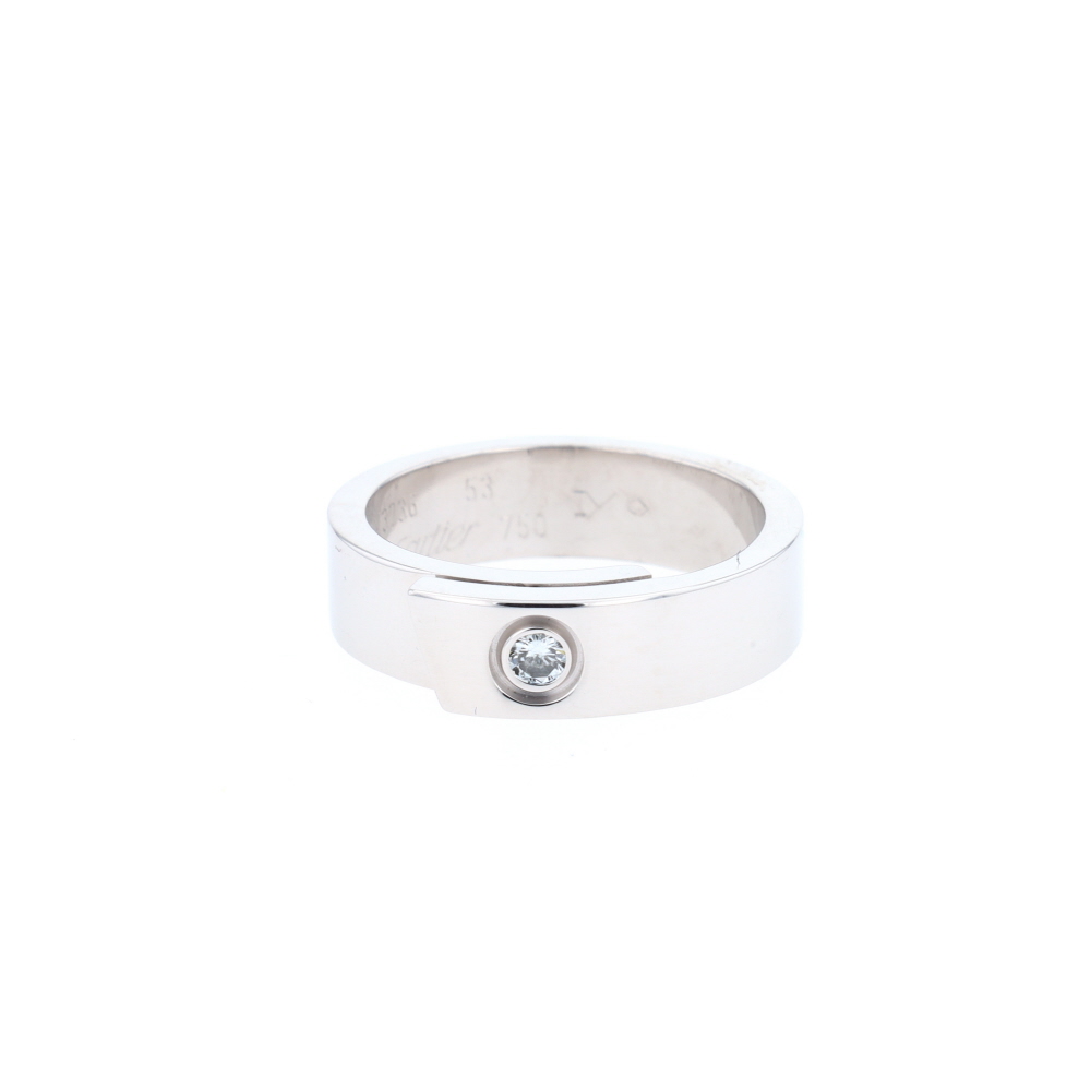 Bague Love Cartier en or blanc et diamant