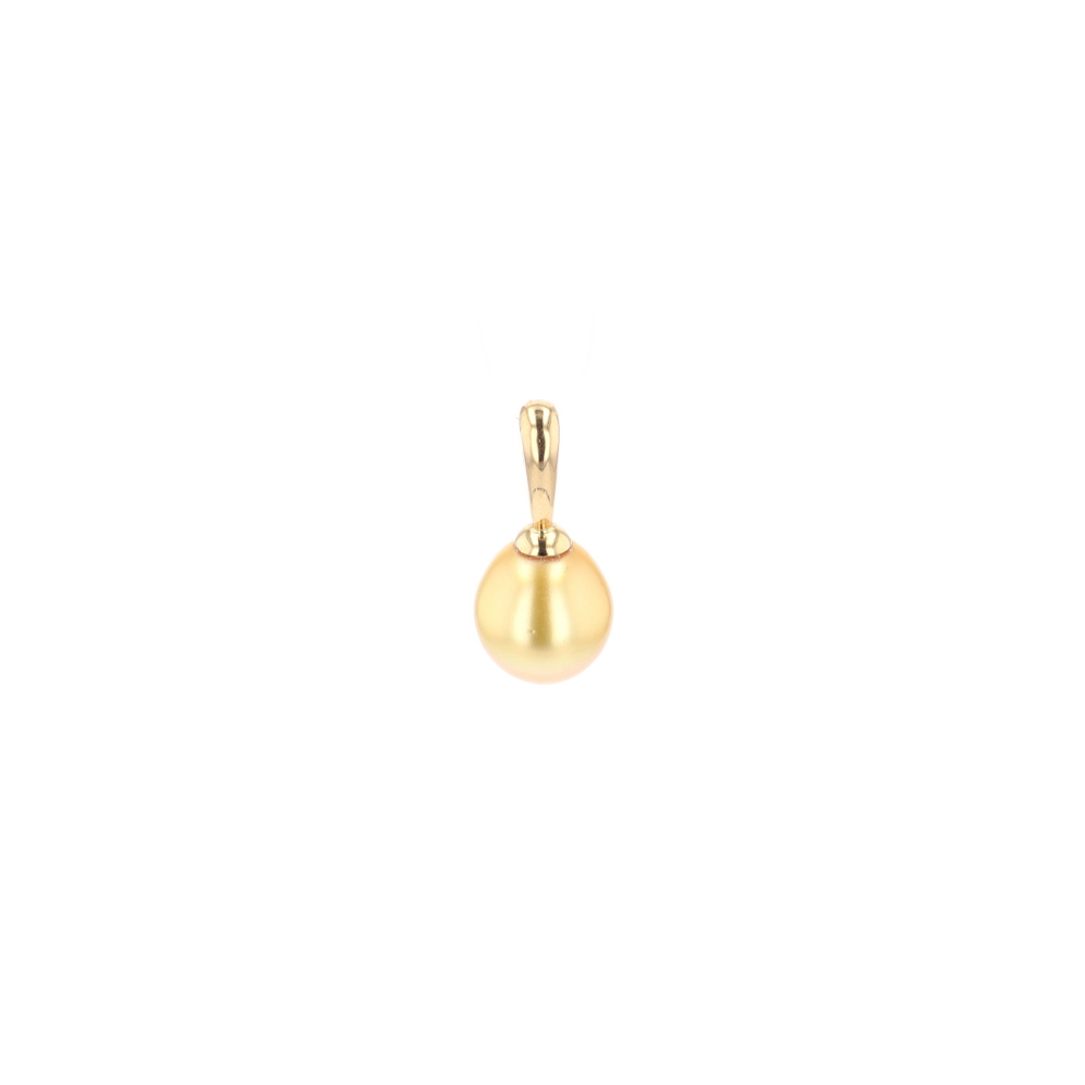 Pendentif en or jaune et perle