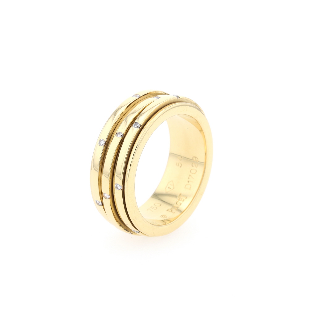 Bague Possession Piaget en or jaune et diamants