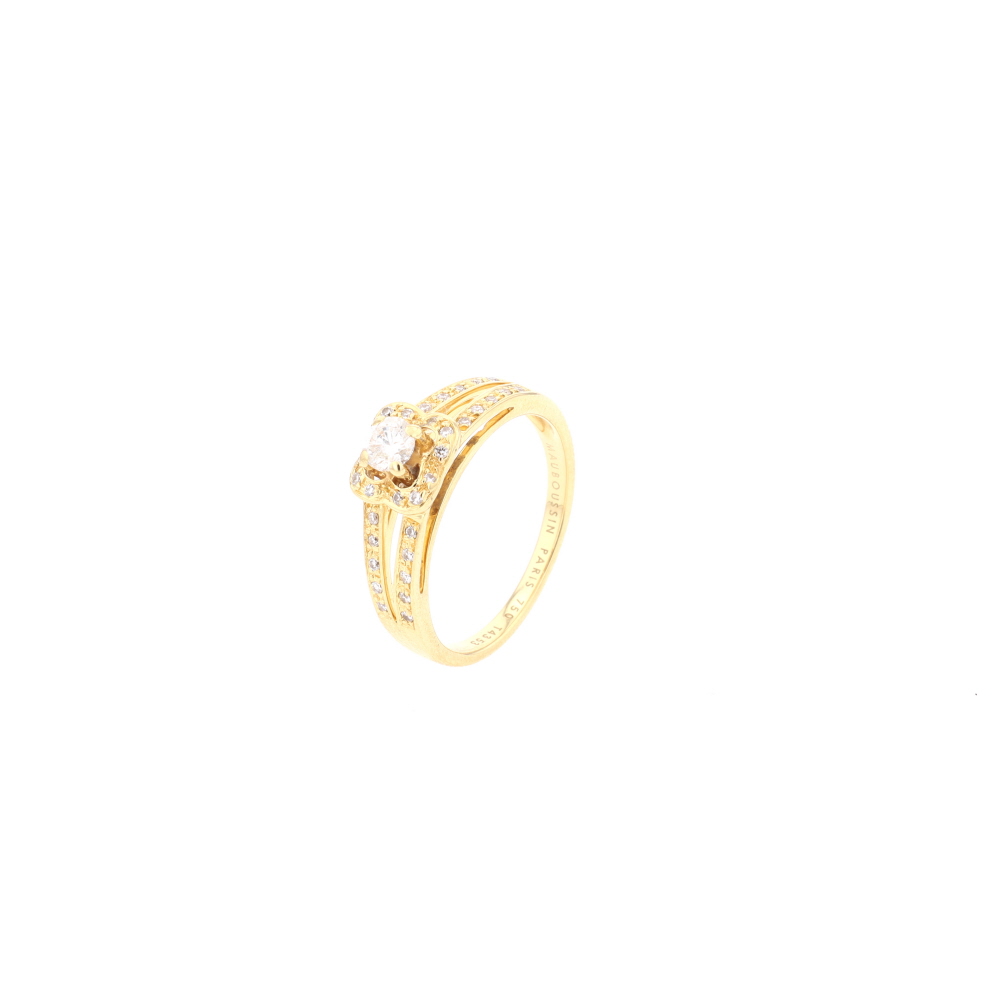 Bague Chance of Love n°2 Mauboussin en or jaune et diamants