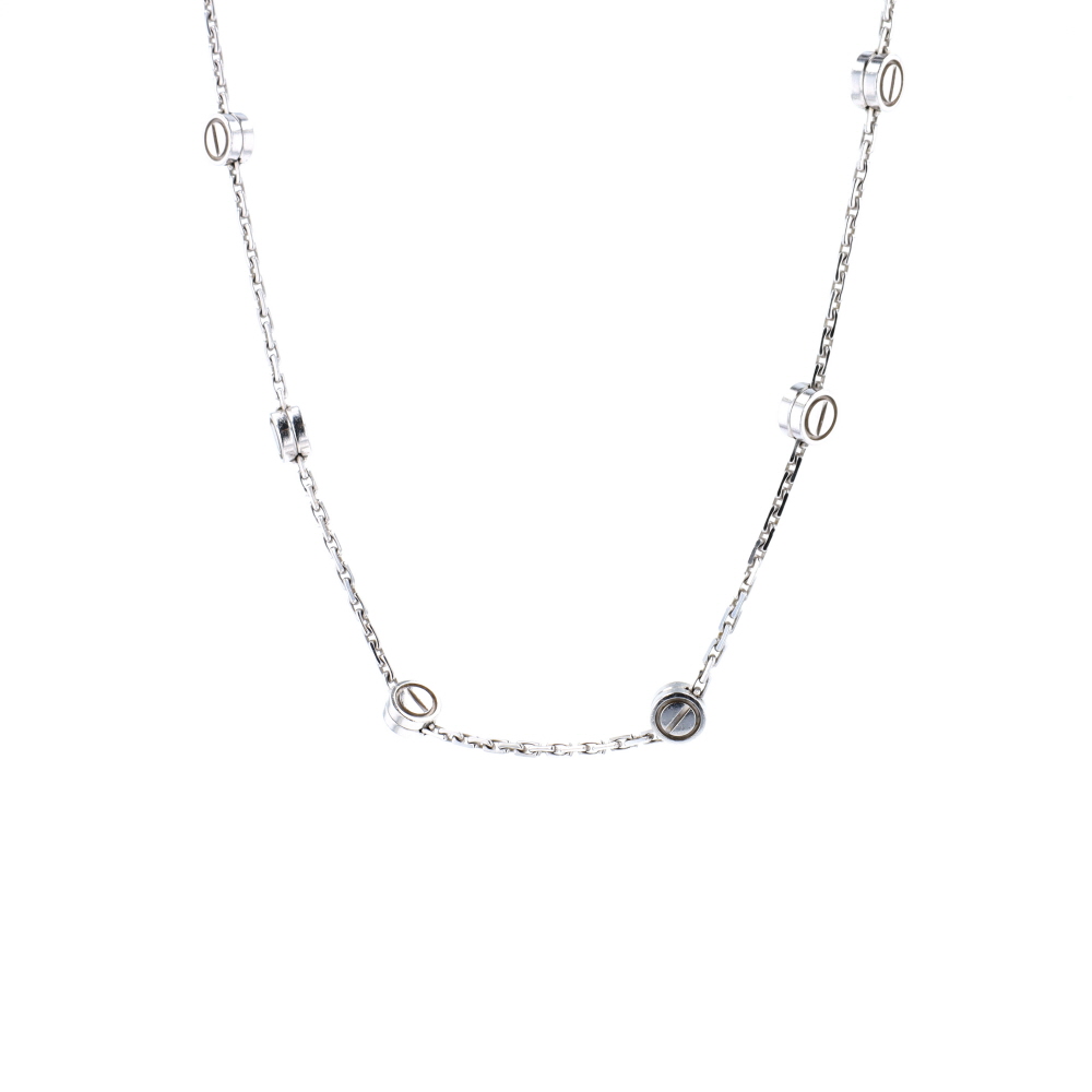 Collier Love Cartier en or blanc