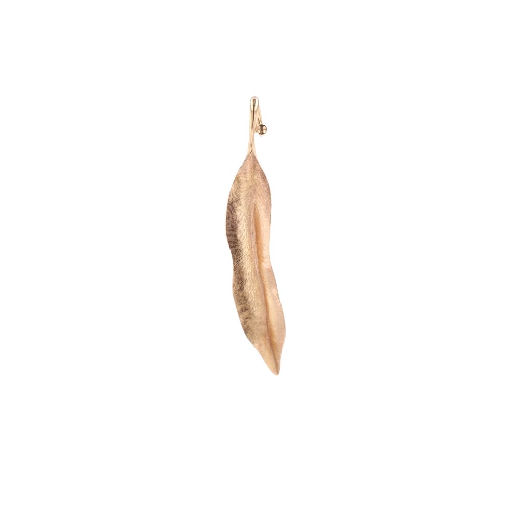 Pendentif feuille Ole Lynggaard en or rose