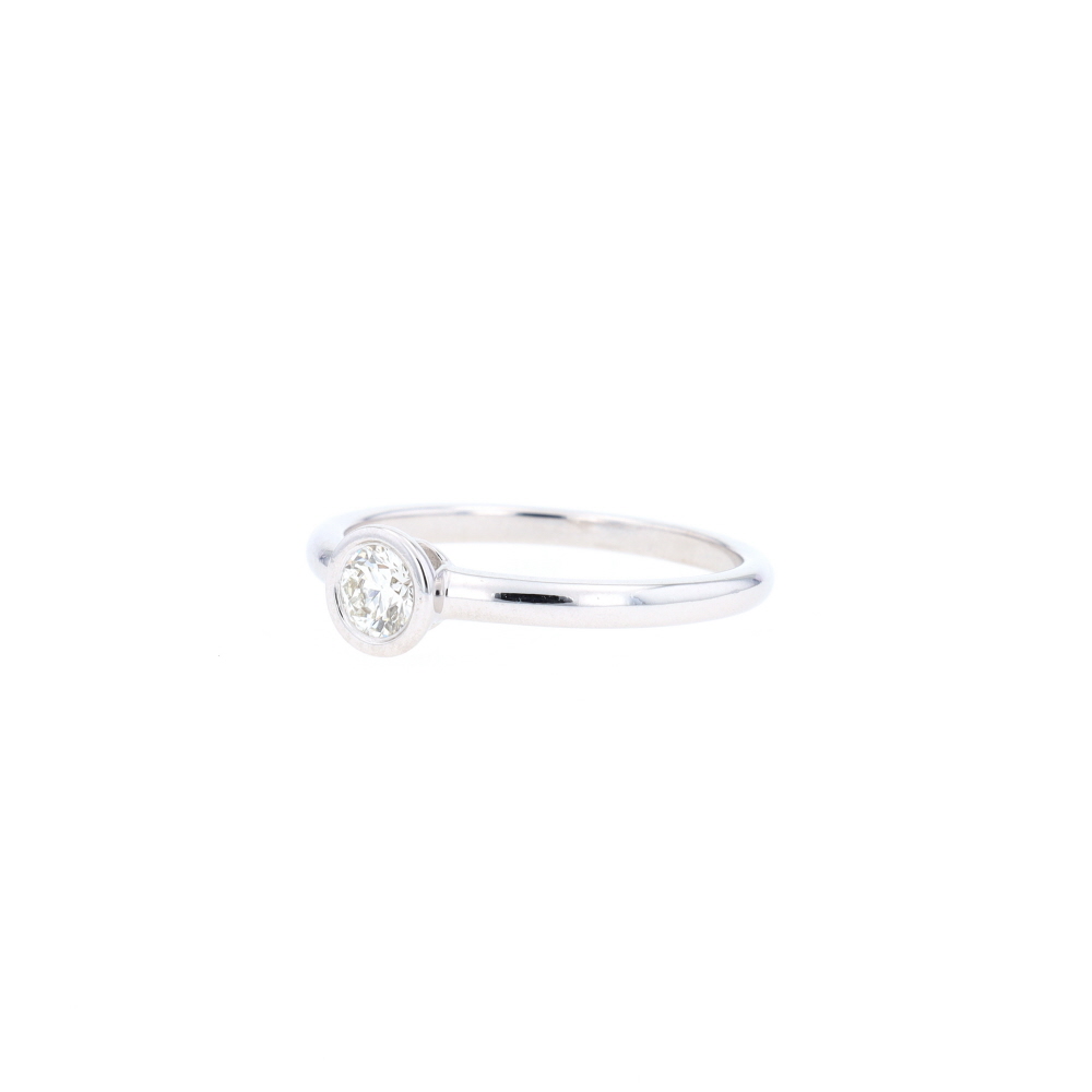 Bague Solitaire Vienna Renesim en or blanc et diamant