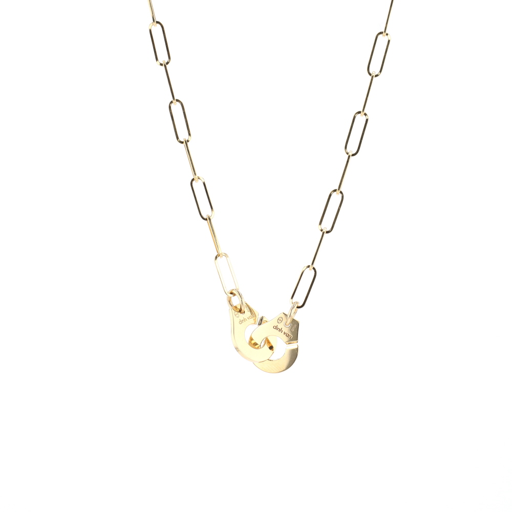 Collier Menottes Dinh Van en or jaune
