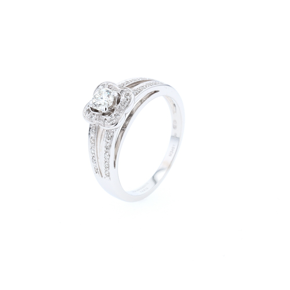 Bague Chance of Love n°2 Mauboussin en or blanc et diamants