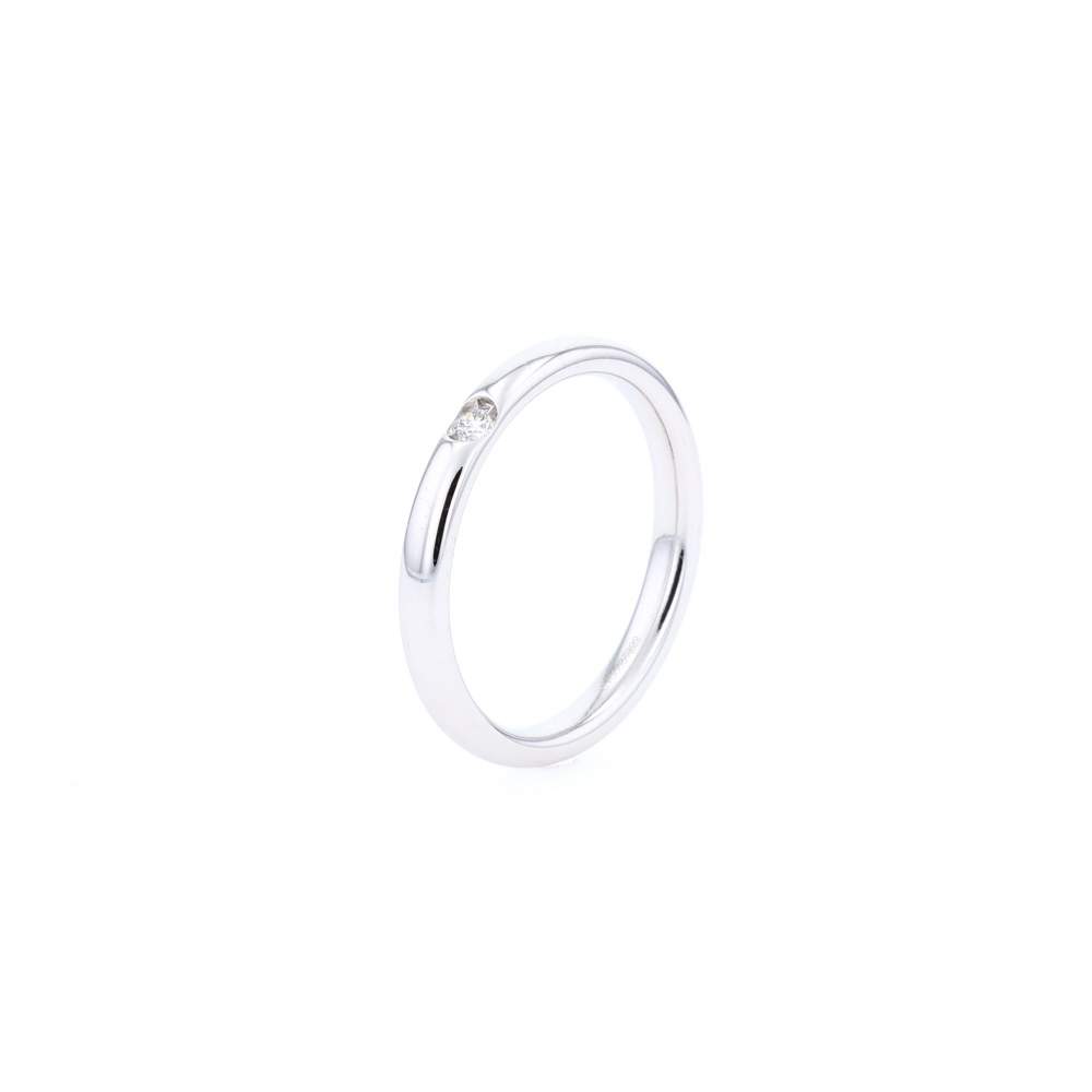 Bague Lucciole Pomellato en or blanc et diamant
