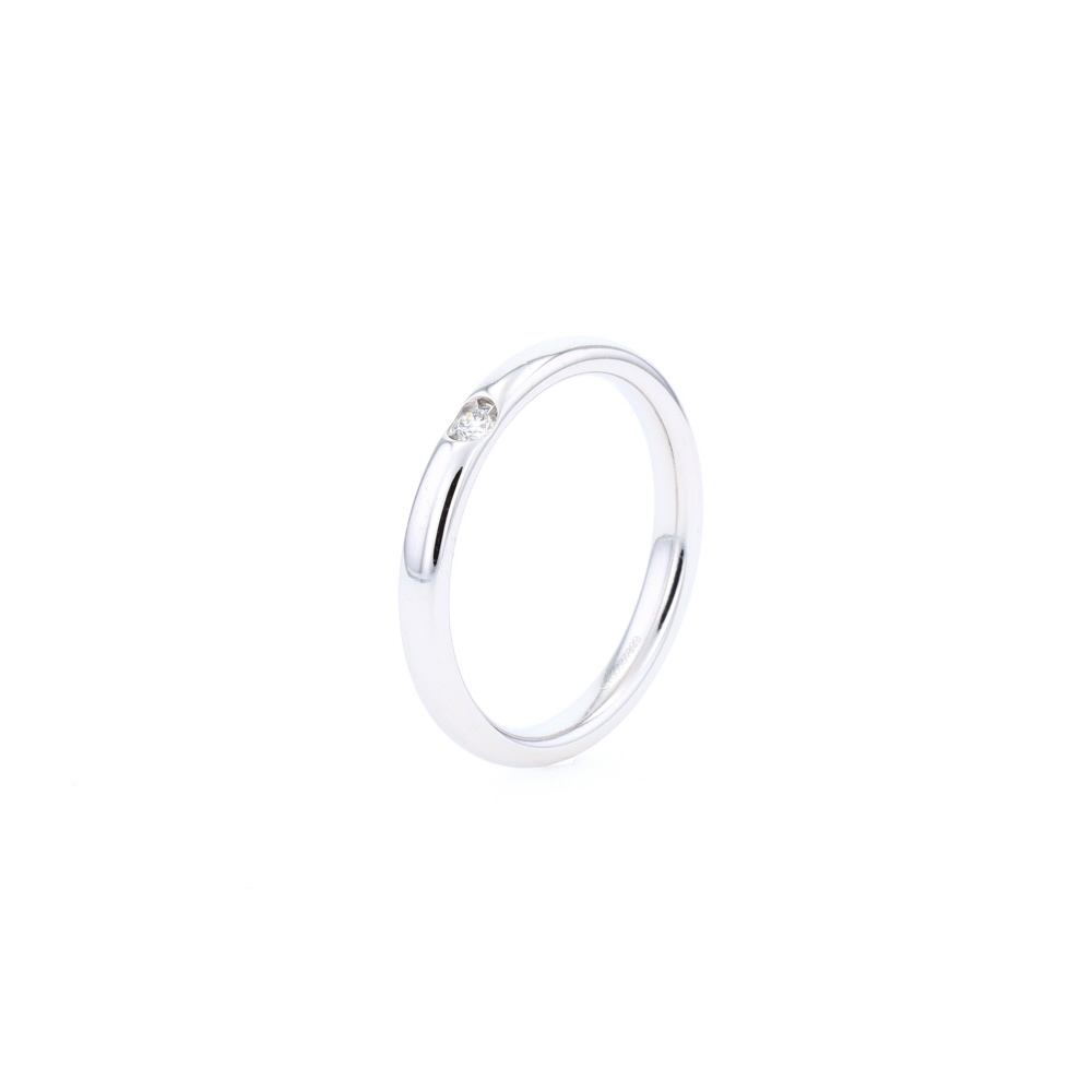 Bague Lucciole Pomellato en or blanc et diamant