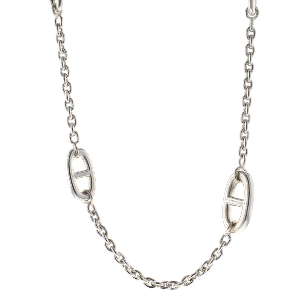 Sautoir Farandole Hermès en argent